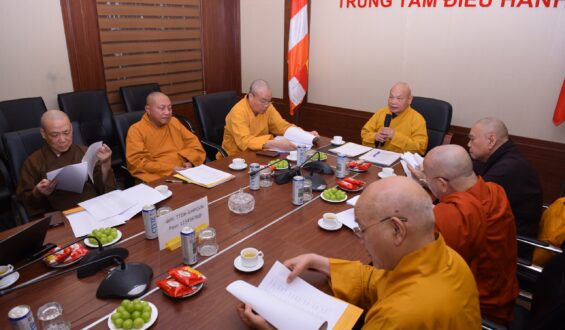 Ban Chỉ đạo Đại hội IX họp thảo luận một số công tác Phật sự trọng tâm