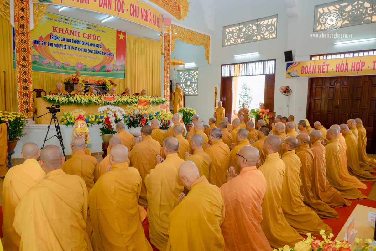 Tông môn Thiên Thai họp mặt truyền thống, khánh chúc chư Hòa thượng Chứng minh