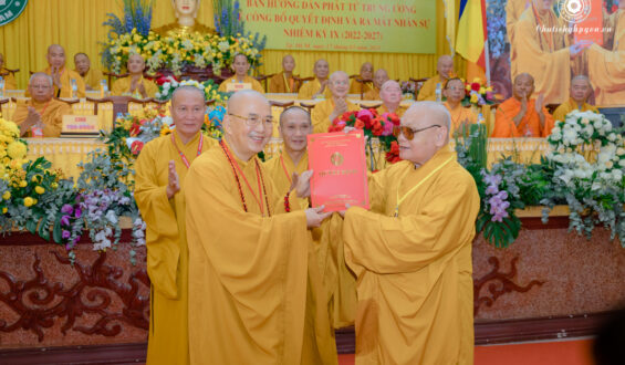 Ban Hướng dẫn Phật tử Trung ương đón nhận quyết định và ra mắt nhân sự nhiệm kỳ IX (2022 -2027)