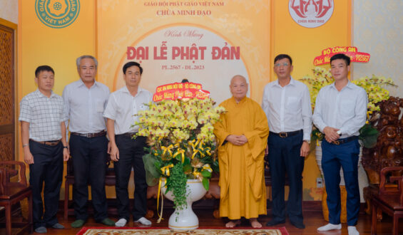 Cục an ninh nội địa – Bộ công an chúc mừng Phật đản Hòa thượng Chủ tịch