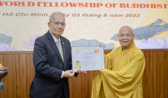 Hòa thượng Chủ tịch cố vấn Hội liên hữu Phật giáo Thế giới (WFB)