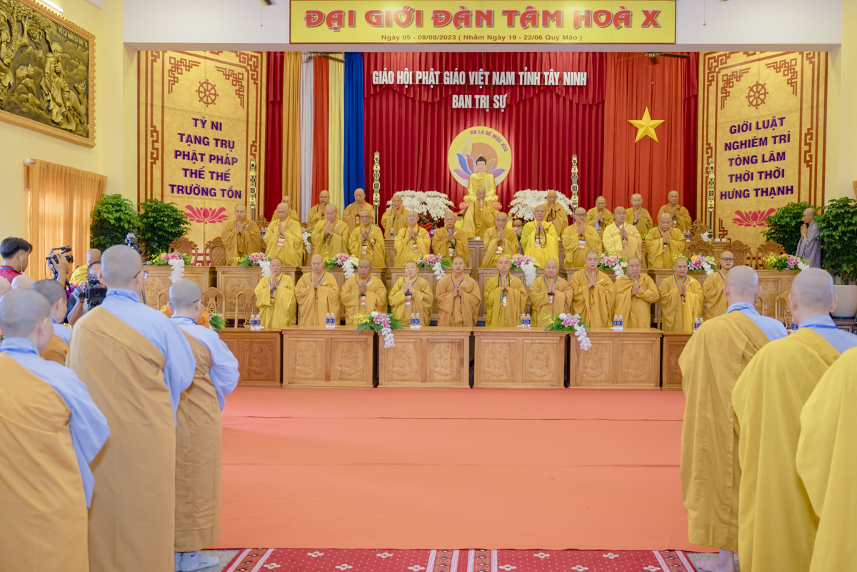 Phật giáo Tây Ninh khai mạc Đại Giới đàn Tâm Hòa 10