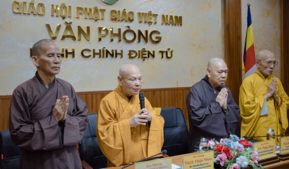 Văn phòng 2 Trung ương báo cáo Phật sự quý III đến lãnh đạo Giáo hội