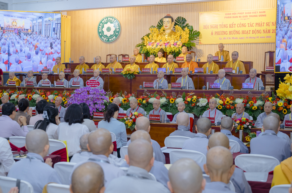 Phân Ban Ni giới Trung ương tổng kết công tác Phật sự năm 2023