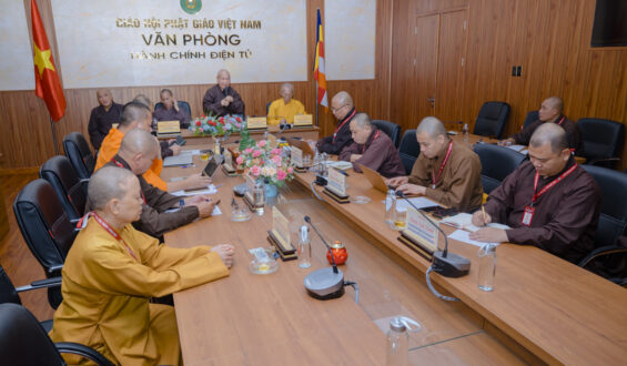 Văn phòng 2 Trung ương báo cáo Phật sự quý I đến lãnh đạo Giáo hội