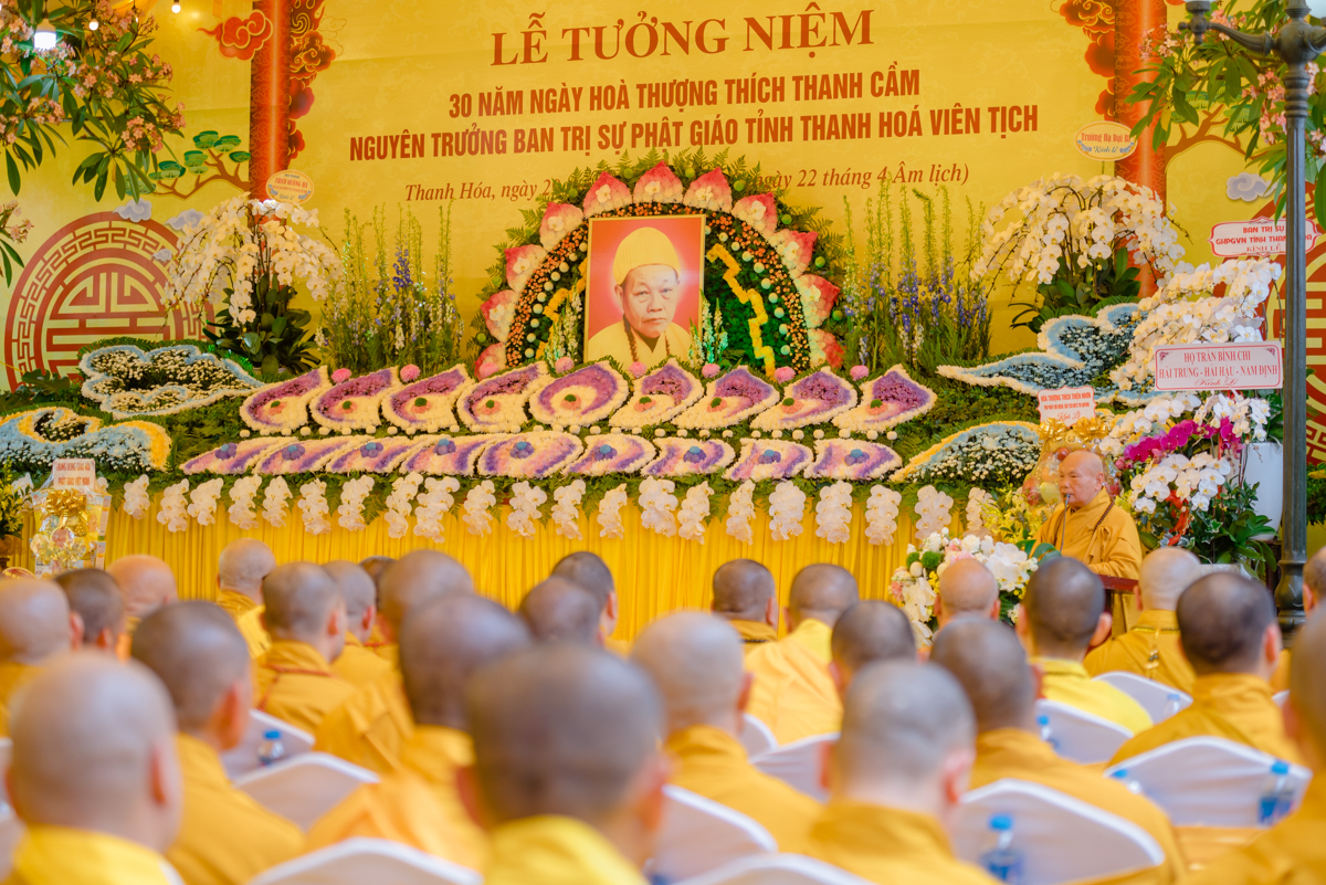 Phật giáo Thanh Hóa tưởng niệm 30 năm Hòa thượng Thích Thanh Cầm viên tịch