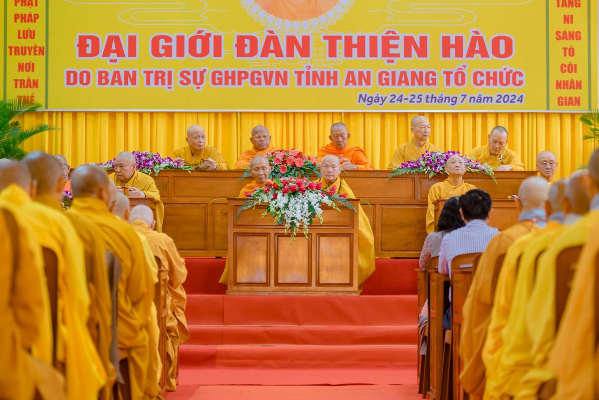 Đại giới đàn Thiện Hào PL.2568 tỉnh An Giang